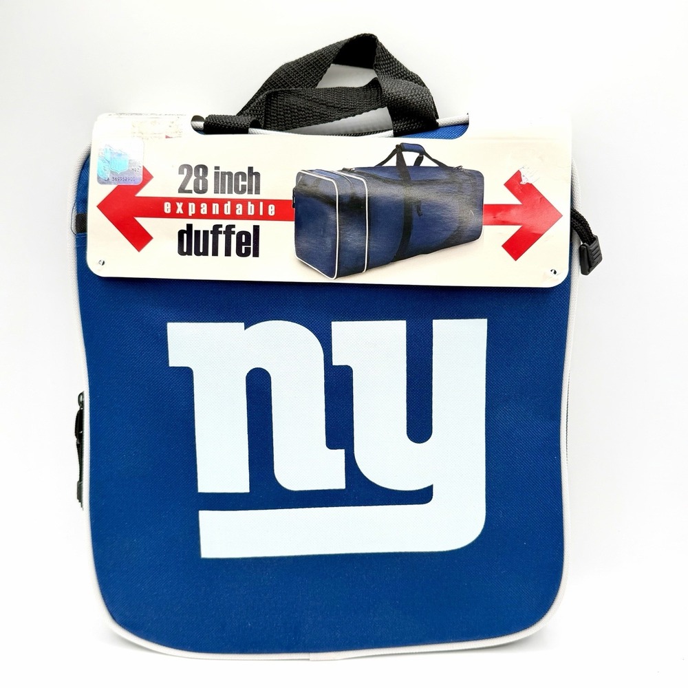New York Giants NFL 28" Steal Duffel Bag The Northwest Co Expandable NIP New